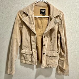 Guess Tan Corduroy Jacket M Medium